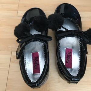 Kids black flats